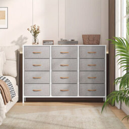 12 Drawer Dresser For Bedroom, Fabric Dressers & Chests Of Drawers - thumbnail 5