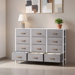 12 Drawer Dresser For Bedroom, Fabric Dressers & Chests Of Drawers - thumbnail 4