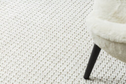 RugsX Carpet Casablanca Loop Circle White Loop, Soft Circle 133 Cm - thumbnail 5