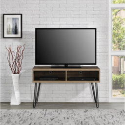 Dorel Home Owen Retro Tv-Stand Walnut Look - thumbnail 4