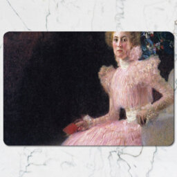Benjamin Tate Design Impressionist Pink Dress Woman Placemat And Coaster Set - thumbnail 2