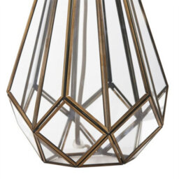 First Choice Lighting Polly - Antique Brass 50Cm Table Lamp With Faux Linen Shade - thumbnail 3