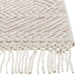 Beliani Rug Kestel Brown Beige 160 X 230 Cm Wool - thumbnail 4