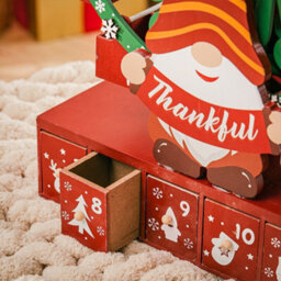 Living And Home Christmas Decoration Tabletop Ferris Wheel Advent Calendar With Base - thumbnail 4