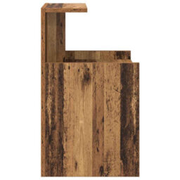Berkfield Modern Bedside Tables - 2 Pack - Old Wood - 40 X 35 X 60 Cm - Engineered Wood - thumbnail 7
