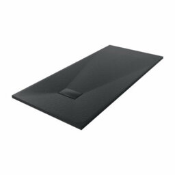 Sundaze 1700 X 800mm Smc Black Rectangle Slate Effect Bathroom Shower Tray - thumbnail 2