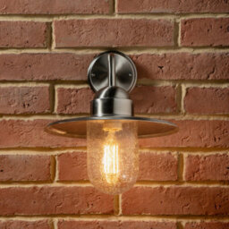 Pacific Lifestyle Steel Fisherman Garden Wall Light Metal Outdoor Wall Lanterns - thumbnail 1