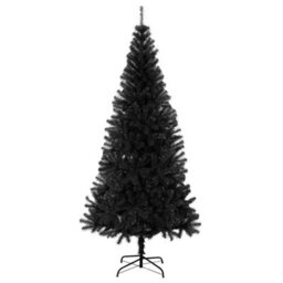 Walplus Artificial Christmas Tree With Stand Black 210 Cm Pvc - thumbnail 3