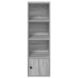 Berkfield Durable Bookcase Grey Sonoma 31X24X102 Cm Engineered Wood - thumbnail 5