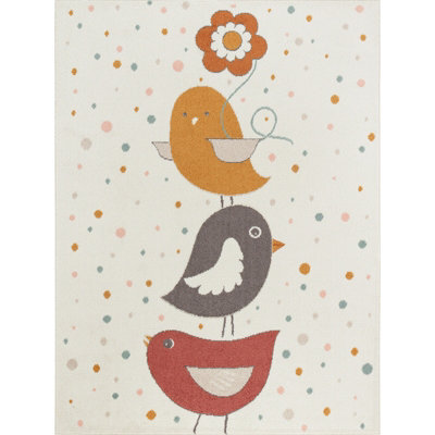 Livabliss Ankara Kids Multicoloured White Mustard Rug 140 X 200 Cm - image 1