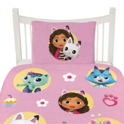 Gabby's Dollhouse Reversible Gabby And Friends Duvet Set Multicoloured (Single) - thumbnail 3