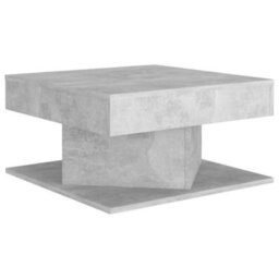 Vidaxl Coffee Table Concrete Grey 57X57X30 Cm Engineered Wood - thumbnail 1