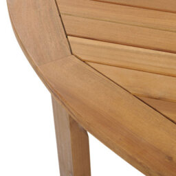 Beliani Garden Dining Table Tolve 150 Cm 150 Cm Acacia Wood Brown - thumbnail 4
