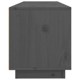 Berkfield Tv Cabinet Grey 100X34X40 Cm Solid Wood Pine - thumbnail 8