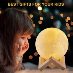 Moon Lamp 18Cm, 16 Colour Rgb Rechargeable Night Light With Remote & Touch Control - thumbnail 5