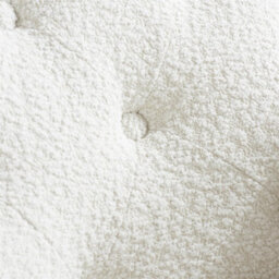 White Boucle Arm Chair Birlea Padstow Easy Chair Fabric Accent - thumbnail 2