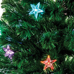 Garden Store Direct Premier Fibre Optic Star Tree With Multi Coloured Led Lights 1.2M - thumbnail 2