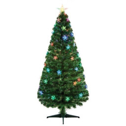 Garden Store Direct Premier Fibre Optic Star Tree With Multi Coloured Led Lights 1.2M - thumbnail 1
