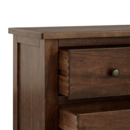 Duchy Acacia 2 Over 3 Chest Of Drawers - Fully Assembled By Roseland Furniture - thumbnail 7