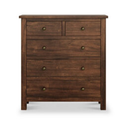 Duchy Acacia 2 Over 3 Chest Of Drawers - Fully Assembled By Roseland Furniture - thumbnail 4