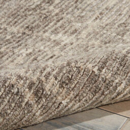 Light Brown Luxurious Modern Wool Easy To Clean Abstract Geometric Handmade Dining Room Bedroom And Living Room Rug -168Cm X 226Cm - thumbnail 4