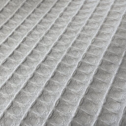 Allure Bath Fashions Luxury Super King Size Waffle Throw Blanket Bedspread 250 X 260Cm - Dove Grey - thumbnail 4
