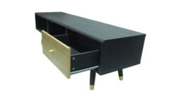 Bo Living Boutique Table Unit, Black And Oak Finish, W154Xd39Xh41.5Cm - thumbnail 4