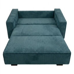 Sofa Bed Sleeping Function Viva Star Ii Green Poso Fabric Storage 2 Seater Modern Living Room - thumbnail 3