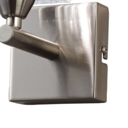 Luminosa Lighting Luminosa Cuadrax Wall Lamp 1 Light G9, Satin Nickel - thumbnail 3