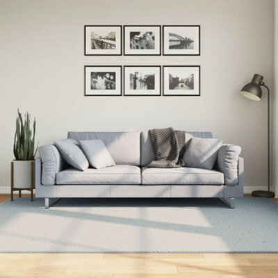 Walplus Rug Huarte Short Pile Soft And Washable Blue 160X230 Cm - image 1