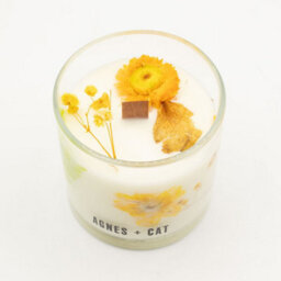Serenityy Agnes + Cat Botanical Soy Wax Candle - Rydal Oudh - thumbnail 3