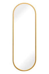 "Mirroroutlet Vultus - New Gold Metal Framed Double Arched Garden Wall Mirror 63"" X 22"" (160Cm X 55Cm)" - thumbnail 2