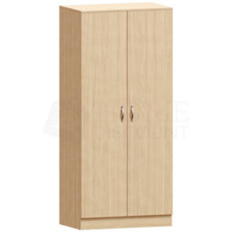 2 Door Wardrobe Shelf Hanging Rail Solid Wood Bedroom Furniture - thumbnail 6