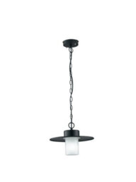 Luminosa Lighting Luminosa York Outdoor Dome Wall Light Black, Ip44 30Cm - thumbnail 1