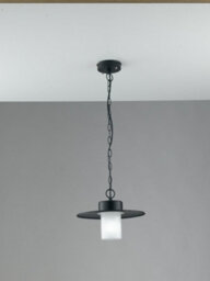 Luminosa Lighting Luminosa York Outdoor Dome Wall Light Black, Ip44 30Cm - thumbnail 2