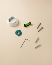 Cosmic Towel Hook, Coat Hook, Round Handle, Round Knob, Black, Award-Winning Design, Geyser Collection - thumbnail 3