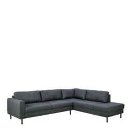 Furniture To Go Omaha Right Hand Facing Corner Sofa In Dark Grey Fabric - thumbnail 1