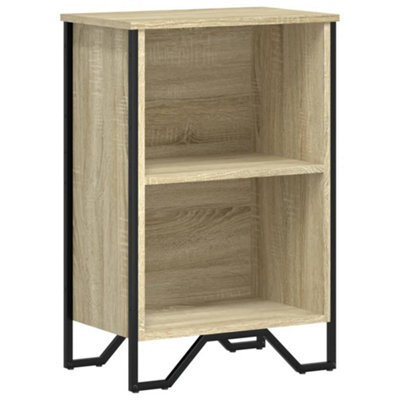 Berkfield Modern Bookcase Sonoma Oak 50X31X74.5 Cm Engineered Wood - image 1
