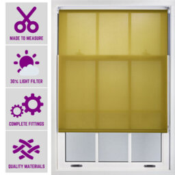 Furnished Made To Measure Day Light Roller Blinds - Green Roller Blind For Windows And Doors (W)60Cm (L)165Cm - thumbnail 1