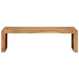 Berkfield Modern Tv Stand 110X33X33 Cm Solid Wood Acacia - thumbnail 1
