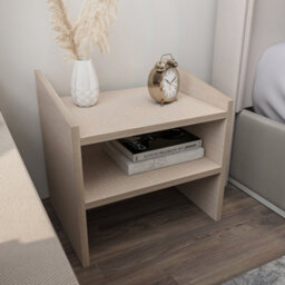 Decorotika Adin Furniture Tv Stands Nightstand Cottonbeige - thumbnail 2