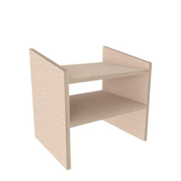 Decorotika Adin Furniture Tv Stands Nightstand Cottonbeige - thumbnail 5