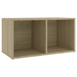 Berkfield Tv Cabinets 2 Pcs Sonoma Oak 72X35X36.5 Cm Engineered Wood - thumbnail 4