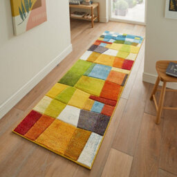 Multi Geometric Easy To Clean Modern Rug For Dining Room-160Cm X 220Cm - thumbnail 4