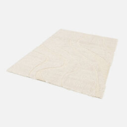 Sweeek - Interior Rug Shaggy With Embossed Cream Motif Amy 290X200X3.5Cm   Sweeek - thumbnail 2