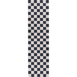 The Rugs Loft Navy And Ivory Checkerboard Living Room Area Rug And Runners Soft Pile - thumbnail 9