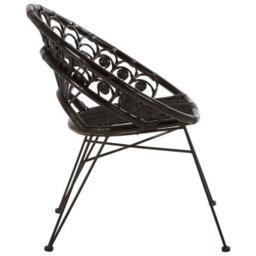 Orsina Manado Black Rattan Chair - thumbnail 3
