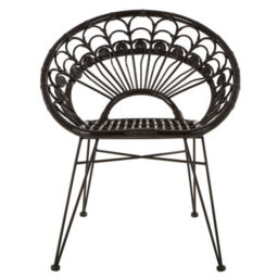 Orsina Manado Black Rattan Chair - thumbnail 8