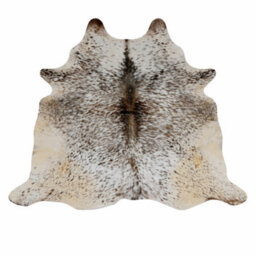 Modlux Natural Cowhide Rug, Brown And White, 100% Australian Cow Fur Skin Carpet Area Rug (Small (10-15 Sq Ft)) - thumbnail 1