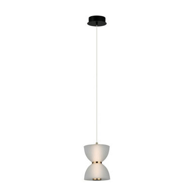 Luminosa Lighting Luminosa Tica Slim Pendant Ceiling Light Black, White 3000K Warm White - image 1
